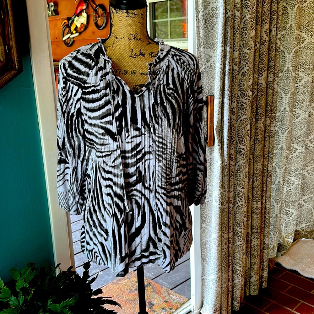 💰$5 for $25-Women’s zebra print top